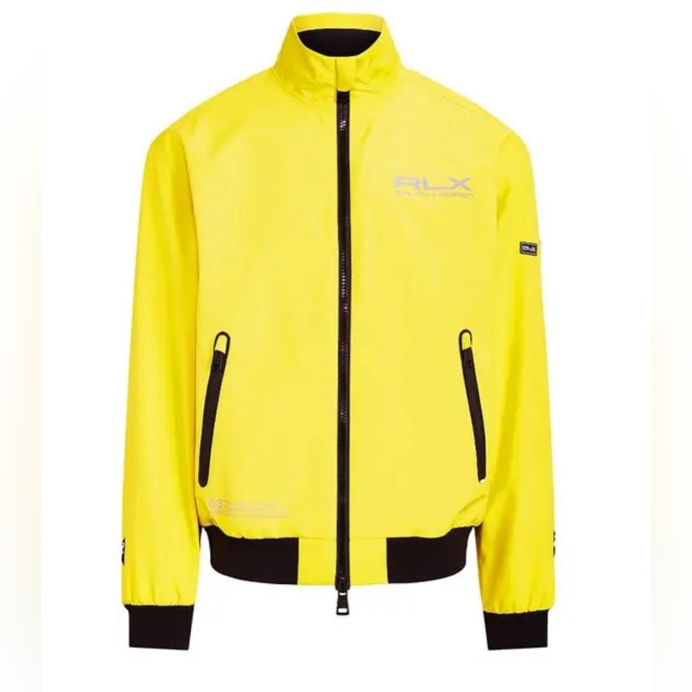 RLX Ralph Lauren's Water Repellent Bomber Jacket Yellow size XL new with tags